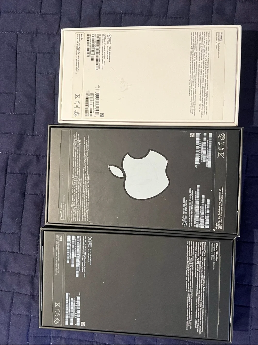Apple iPhone Trio in Green, Purple, and Gold - Boxed Set